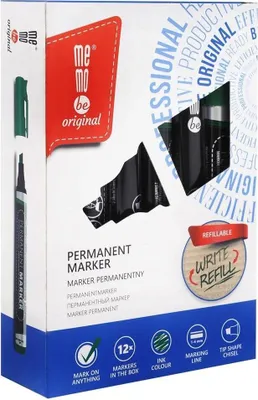 Produktbild von MemoBe Permanentmarker grün (12 St.)