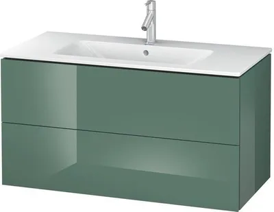 Produktbild von Waschtischunterbau L-CUBE 1020x481x550mm taupe supermatt taupe supermatt