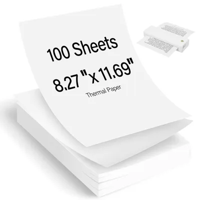 Thermopapier A4, 100 Blatt, 22 g/m², glatt, weiß