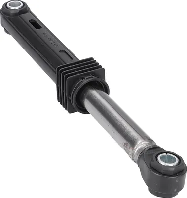 A washing machine shock absorber is shown against a white background.