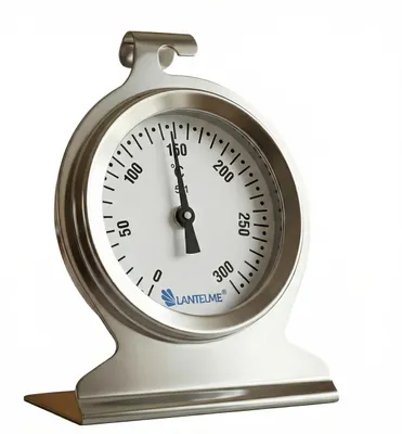 Ofenthermometer aus Edelstahl, analog, 0–300 °C, Hänge- und Standfuß