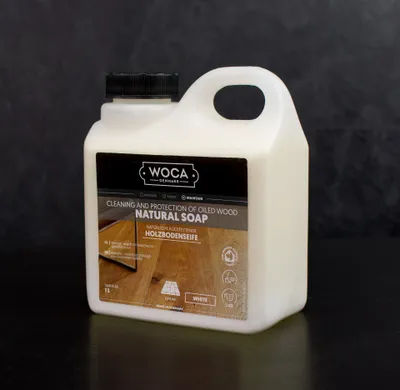 Produktbild von WOCA 511110A Holzbodenseife, weiß, 1 L