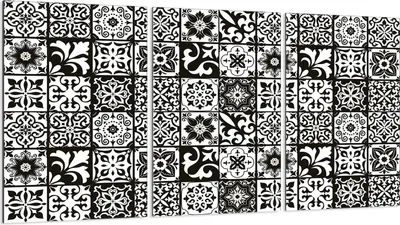 Produktbild von Herdabdeckplatten 3 teilig 30x52 Glaskeramikkochfeld Abdeckung Glas, Mosaik Stück