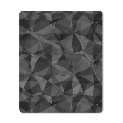 Produktbild von MuchoWow® Mauspad Mousepad Schwarz - Mosaik - Abstrakt - Muster 30x40 cm - Mousepads - Maus Mat - Pad - Mausunterlage - Mausmatten