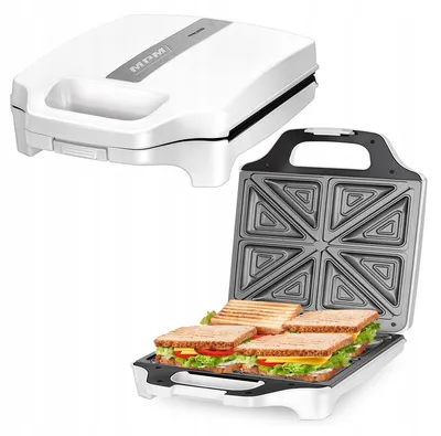 Obrázek produktu pro XL toustovač Stark, 1600 W, 8 trojúhelníků, nepřilnavé desky, MPM MOP-35