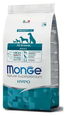 Productafbeelding van Monge 8009470011167, Volwassen dier, Geschikt voor alle rassen, Zalm, Tonijn, 2,5 kg, Glutenvrij