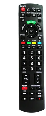 Produktbild von Ersatz TV Fernbedienung für Panasonic N2QAYB000399 Remote Control