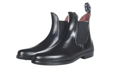 Produktbild von HKM Jodphur Gummistiefelette mit Elastikeinsatz schwarz, Größe:28