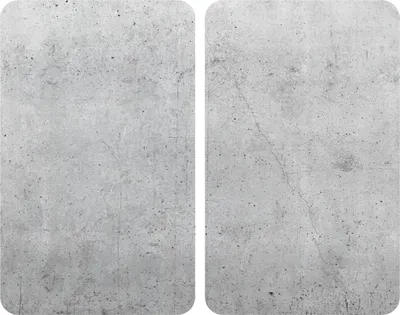 Produktbild von WENKO Glas Herdabdeckplatte Universal XL Beton in Grau 40 x 52 cm