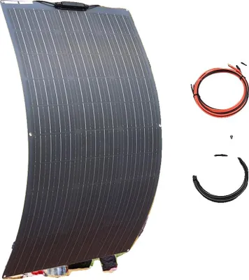 Obrázek produktu pro Solární panel, flexibilní konstrukce, vysoká účinnost, 12V 100W sada