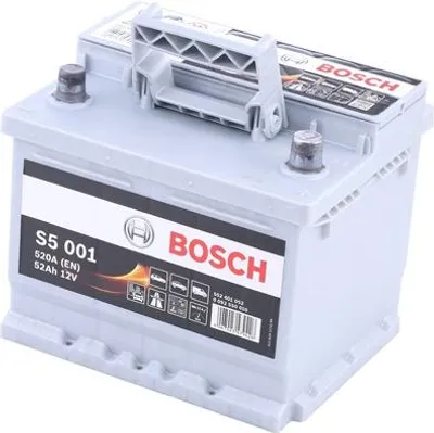 Produktbild von BOSCH S5 001 Starterbatterie 12V 52Ah 520A/EN LB1 Batterie