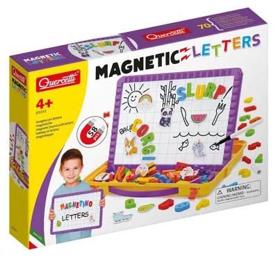 Obrázek produktu pro Magnetická tabule Quercetti s písmeny v úložném pouzdře