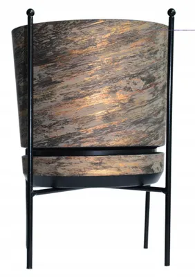 Produktbild von Kerd Blumentopf mit Metallständer 12,6 cm Beige