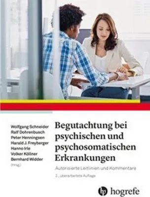 Immagine prodotto di Begutachtung bei psychischen und psychosomatischen Erkrankungen