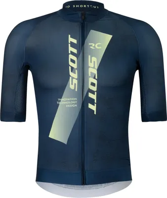 Produktbild von Scott RC PRO Kurzarmtrikot für Herren dark blue/acid yellow M