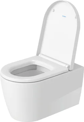 Produktbild von Duravit Wand-Tiefspül-WC Set Me by Starck HygieneFlush Rimless mit WC-Sitz Weiß