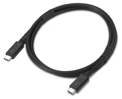 Produktbild von Lenovo 4X91U94412, Männlich, Männlich, 1 m, 40 Gbit/s, Schwarz, 0 - 40 °C