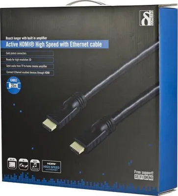 Immagine prodotto di Cavo HDMI attivo DELTACO, 20 m, nero
