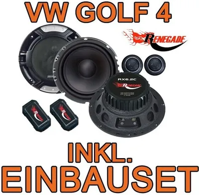 Produktbild von Renegade RX 6.2c - 16,5cm Komponenten-System für VW Golf 4 - justSOUND