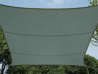 Image de Voile Solaire - Rectangulaire - 2 X 3 M - Couleur : Gris Vert