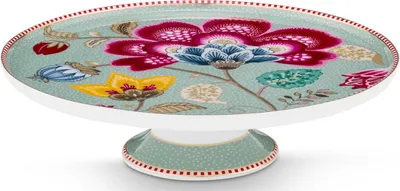 Produktbild von PIP STUDIO Blooming Tales Fantasy Blue mini Kuchenplatte 21cm