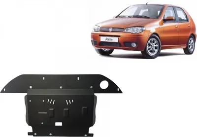 Image de Protection anti-encastrement en acier pour moteur, boîte de vitesses et différentiel Fiat Palio