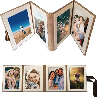 Produktbild von Fotoalbum 20 cm, Nachhaltiger Karton, Für Familie, Scrapbook zum Kleben