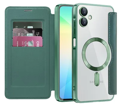 Obrázek produktu pro Techsuit – SmartMag Book pouzdro typu flip pro Samsung Galaxy A06 – zelené