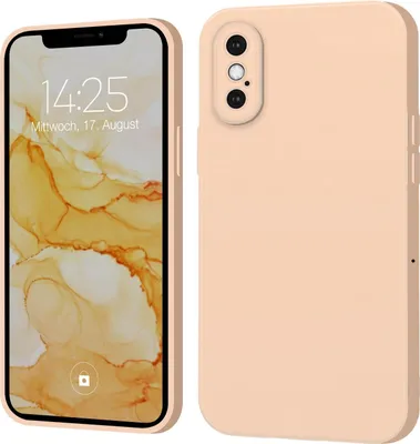 Produktbild von Hülle für iPhone X Case Cover Bumper Silikon Softgrip Schutzhülle Farbe: Rosa