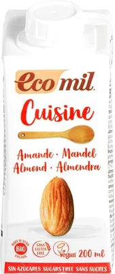 Productafbeelding van Ecomil Almondcuisine Sugar Free (200 ml)
