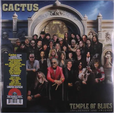 Obrázok produktu pre Cactus: Temple Of Blues (Limited Edition) (Red Marbled Vinyl)