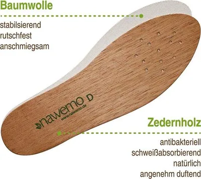 Zdjęcie produktu dla Wkładki zapewniające świeżość stóp, dodatkowa amortyzacja, rozmiar 38