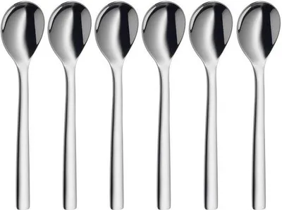 Immagine prodotto di Set di 6 cucchiai per uova - acciaio inossidabile - 12 cm