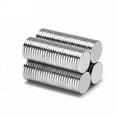 Productafbeelding van Neodymium magneet, 8 x 1 mm, schijfvorm, verpakking van 5 stuks