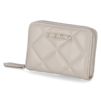Produktbild von Valentino Damen Wallet/ Portemonnaie/ Geldbörse OCARINA Grau (Ecru) Kunstleder