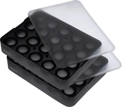 Produktbild von Famanu Eiswürfelform 3 cm Silikon Ball Set von 2 - für Cocktails
