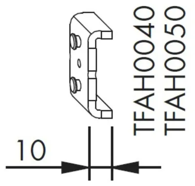 Produktbild von Siegenia Aushebelsicherung 10/NA 13 TS TFAH0050-100040