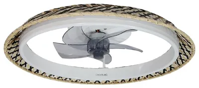 Produktbild von Cecotec 08630, Haushalts-Lamellenlüfter, Natürlich/Natur, Zimmerdecke, 10 m², 43 cm, Fernbedienung