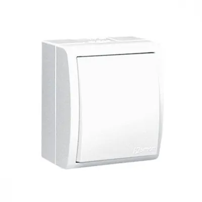 Obrázek produktu pro Kontakt-Simon AQW1/11, Plast, Bílá, IP54, 250 V, 10 A, 60 mm