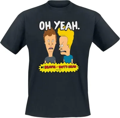 Immagine prodotto di Maglietta Beavis and Butt-Head Oh Yeah - Grande - Nero