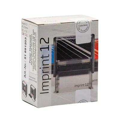 Immagine prodotto di WEDO Stempel m. Gutschein Imprint 8912 5-zeilig schwarz