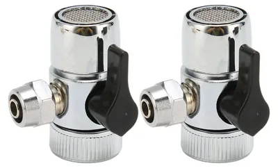 Productafbeelding van Solidchoice - 3-Delige Kraan Diverter Set voor Badkamer en Keuken
