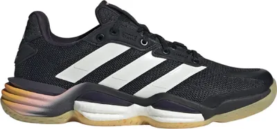 Produktbild von Adidas Stabil 16 Boost Indoor Handball Hallenschuhe Sportschuhe schwarz/weiß/orange IE1086, Schuhgröße:42 2/3 EU