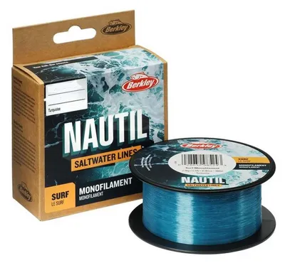 Image de Berkley Nautil Surf 600m 0,35mm Turquoise Monofilament Pêche de Surf