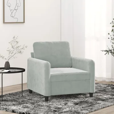Produktbild von Moderner Sessel mit Metallgestell und gepolsterten Armlehnen aus weichem Samt für ein s Sitzerlebnis