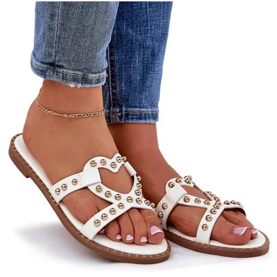 Produktbild von Verzierte Flache Damenschuhe Weiß Adivrae 39