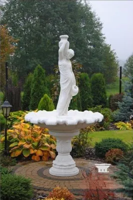 Zdjęcie produktu dla Fontanna ozdobna Figurka 239cm Dekoracja fontanny Fontanna ogrodowa Oczko wodne