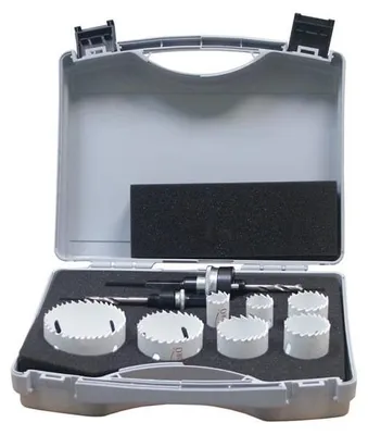 Produktbild von ABRABORO Bi-Metall Lochsägen Set 19-64 mm Kobalt 8%