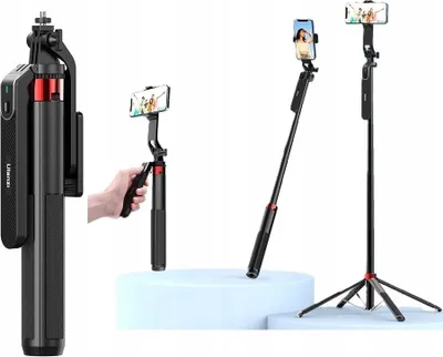 Zdjęcie produktu dla Kijek SELFIE Stick Statyw na Telefon Smartfon 180cm PILOT BLUETOOTH ULANZI / MA09