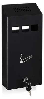 Zdjęcie produktu dla Relaxdays 10030682, Prostokątny, 0,8 l, Czarny, Żelazo, 150 mm, 60 mm